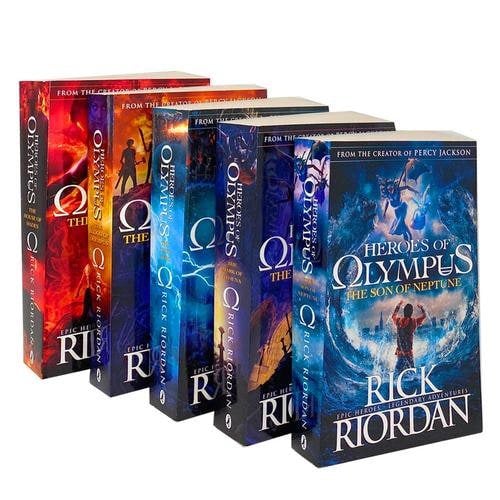 Heroes of Olympus Complete Collection 5 Books Set Pack by Rick Riordan