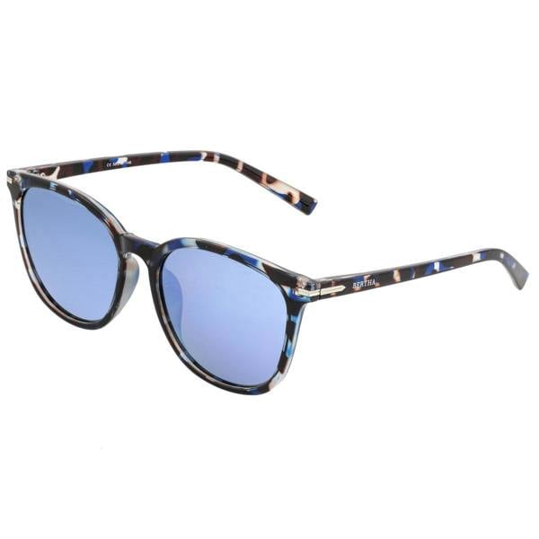Bertha Piper Polarized Sunglasses - Blue Tortoise/Blue  - BRSBR039BL