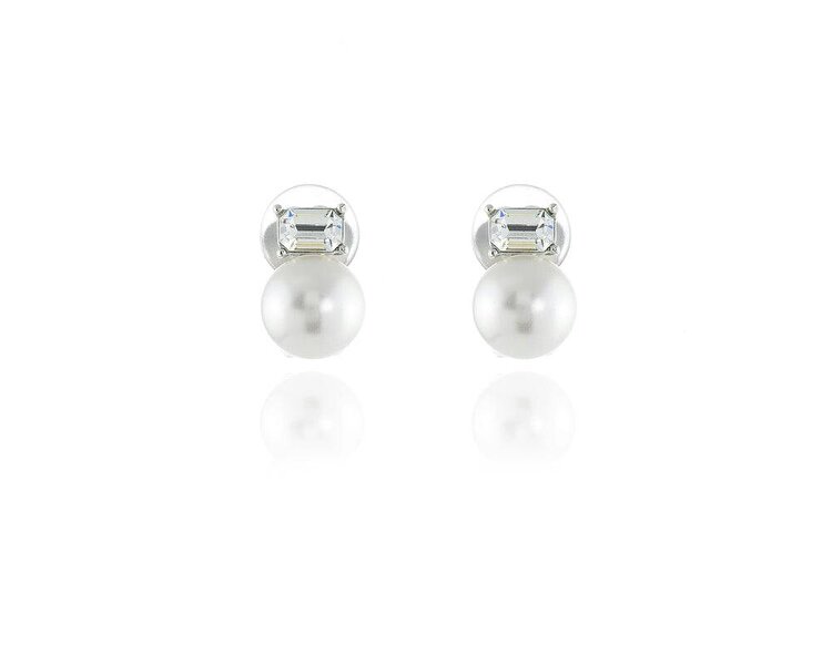 Cachet London Corin Silver Clip On Earrings