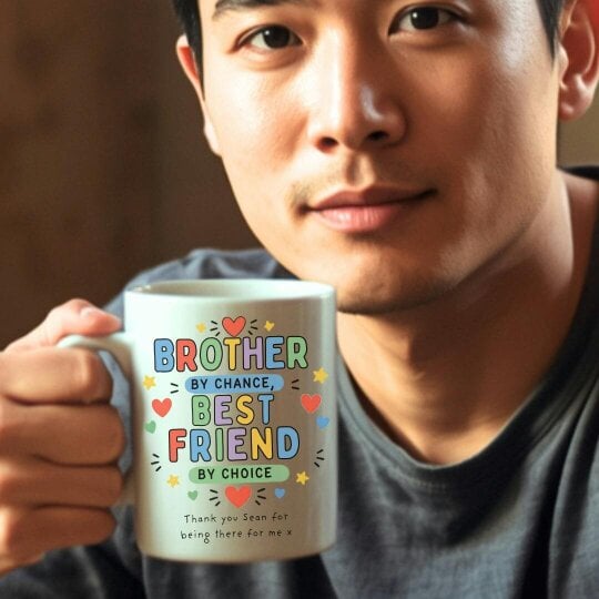 Aye Do Gifts Personalised Brother Mug Gift | Brother Best Friend Gift