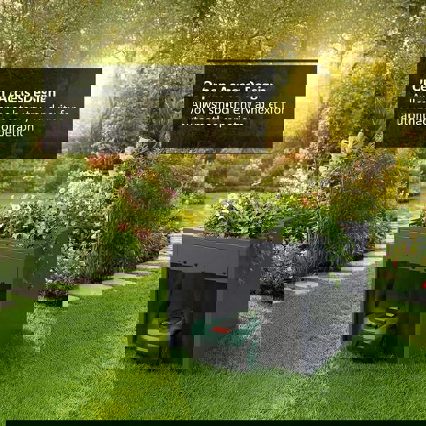 Nicoman Robot Lawn Mower Garage Shelter with Plant Roof