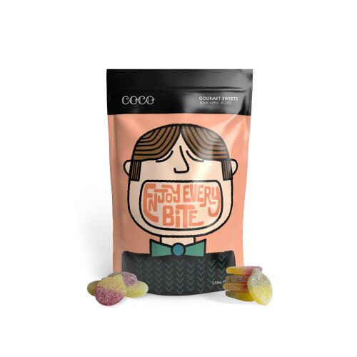 Coco Sour Apple Sweets 100G