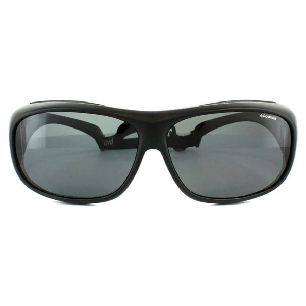 Polaroid Suncovers Fitover Sunglasses 08535 KIH Y2 Black Grey Polarized