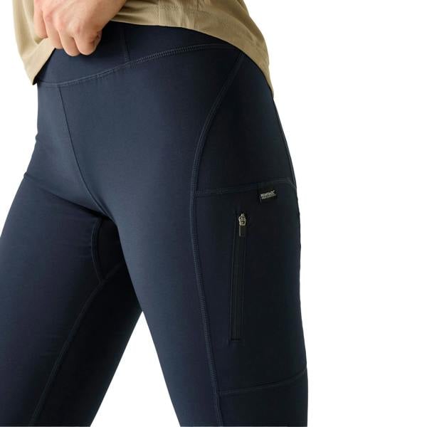 Regatta Womens/Ladies Monira Water Repellent Hiking Leggings - Navy - 