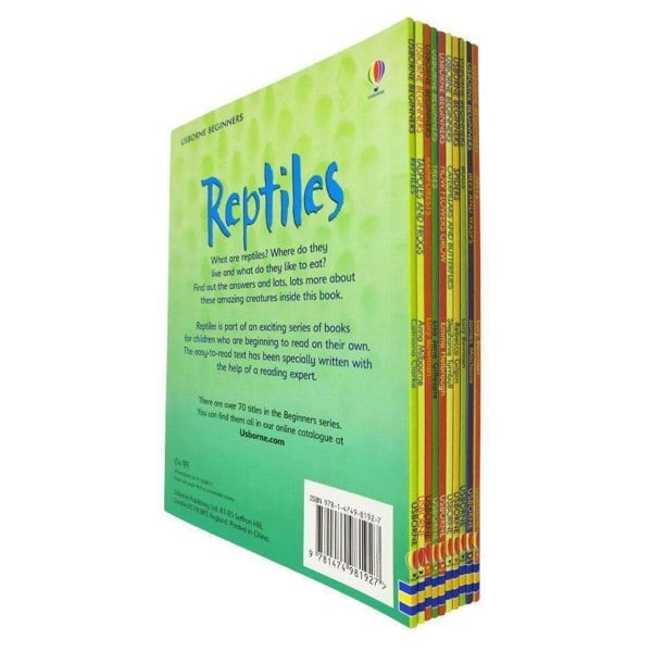 Beginners Nature 10 Books Set - Ants Bugs Spiders Tree Reptiles Rainforests And More