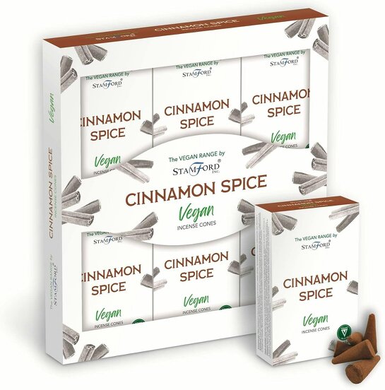 Stamford Vegan Incense Cones for Home Fragrance, 90 cones