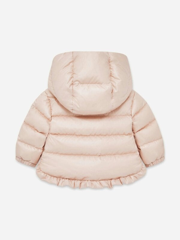 Moncler Enfant Baby Girls Down Padded Tazui Jacket in Pink