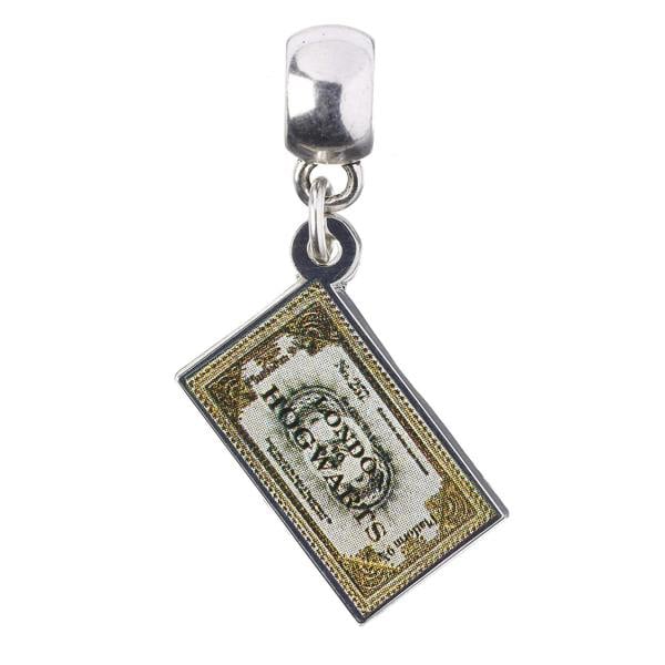 Harry Potter Hogwarts Express Ticket Slider Charm  Silver