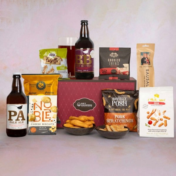 Best Craft Beer Snack Gift For Him Hamper