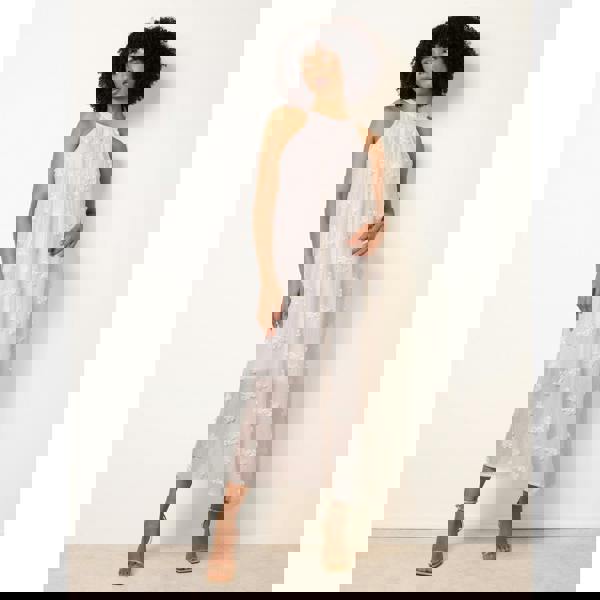 Blue Vanilla 3D Floral Dress