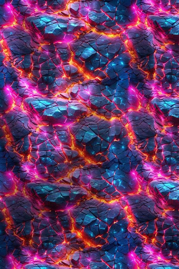 NEON ROCK PRINT SHIRT - Claudio Lugli Shirts