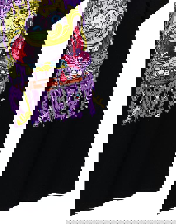 SpongeBob SquarePants Mens Black Life's Sweet Short Sleeved T-Shirt