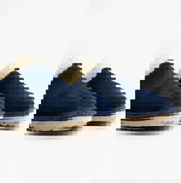 Nordikas 2087  AFELPADO Womens Mule Slippers Navy