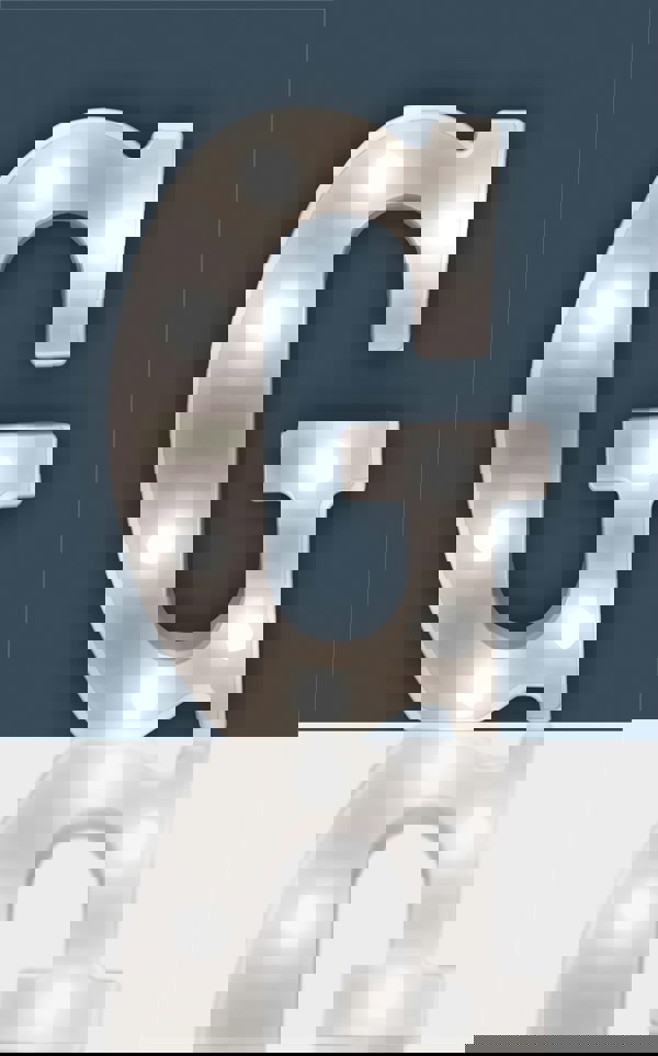 St Helens Battery Operated 3D LED Letter G Light