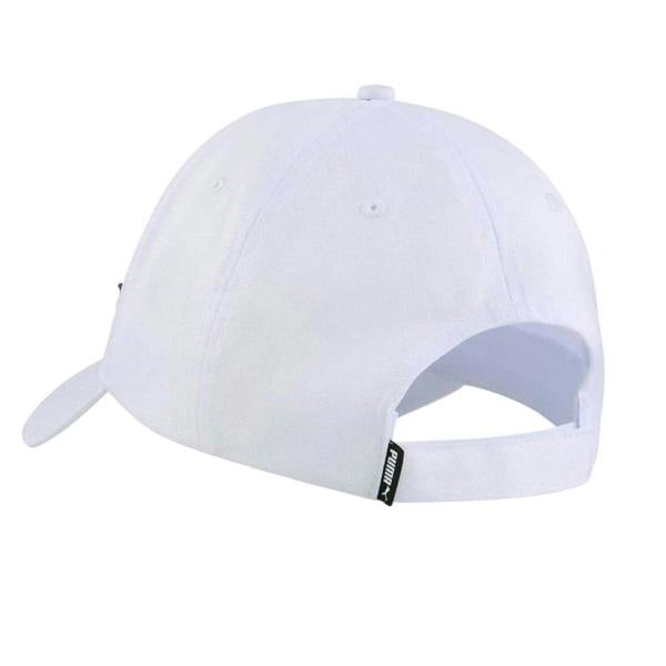 Puma Mens Essential Metal Logo Baseball Cap - Puma White - 