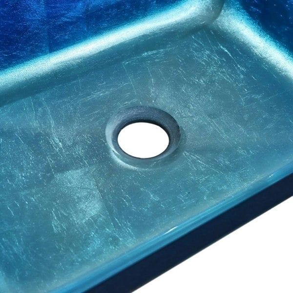 Rectangular Tempered Glass Bathroom Art Design Sink Bathroom Sinks Living and Home