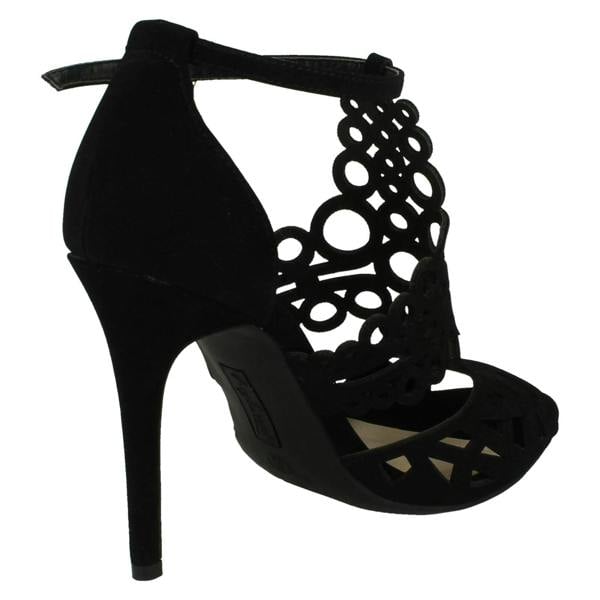 Anne Michelle Ladies Anne Michelle Cut Out Detail Open Toe Heels