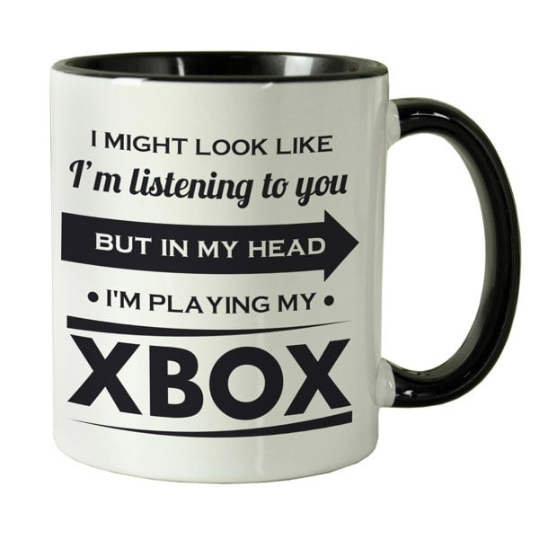 Personalised Memento Company Personalised Look Like I'm Listening Mug