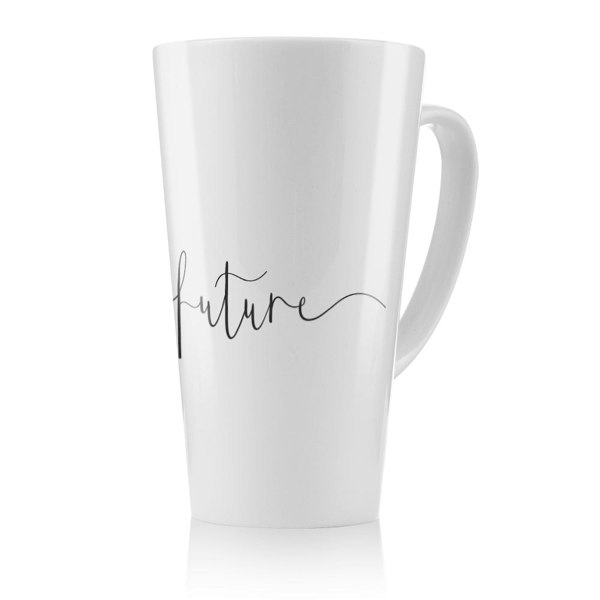 Benjamin Tate Design Text Future Designer Latte Mug
