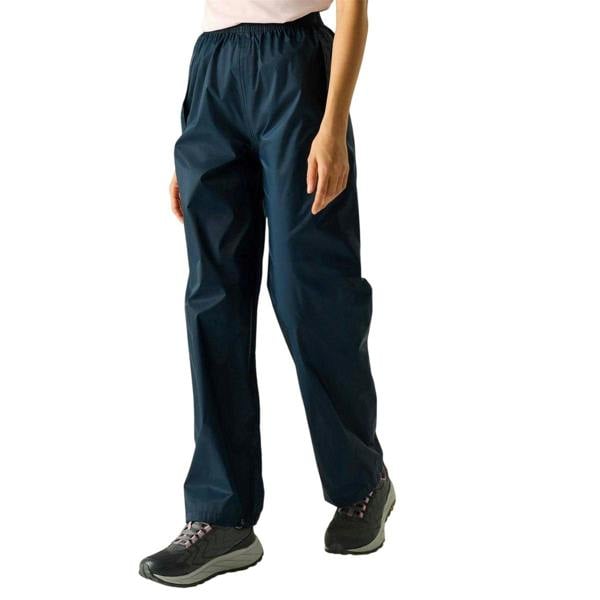 Regatta Womens/Ladies Waterproof Straight Leg Over Trousers - Midnight - 