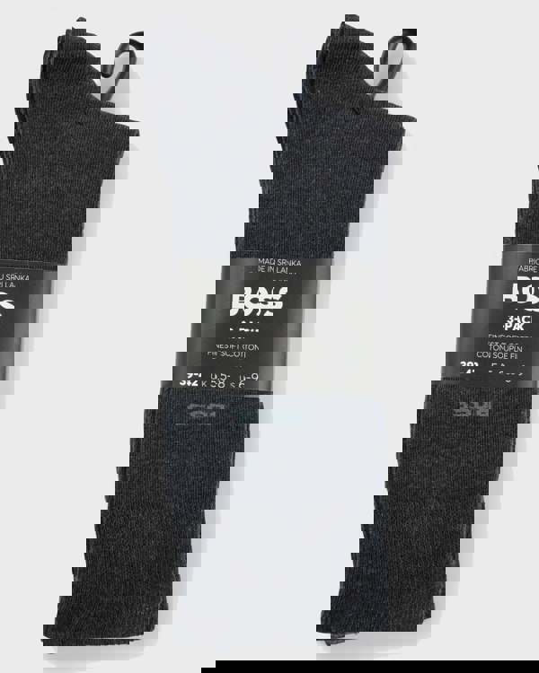 BOSS Orange 3 Pack RS Uni Socks NOS - Charcoal 012