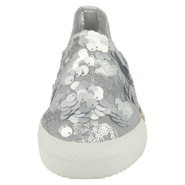 Savannah Ladies Savannah Flat Sequin Espadrilles