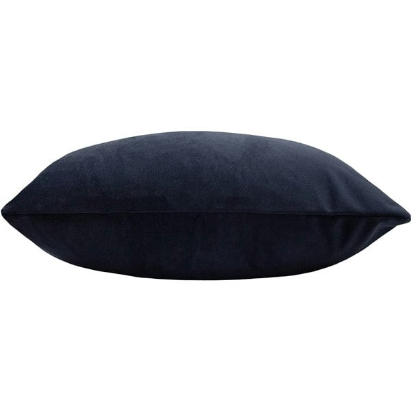 Evans Lichfield Sunningdale Velvet Rectangular Cushion Cover - Midnight