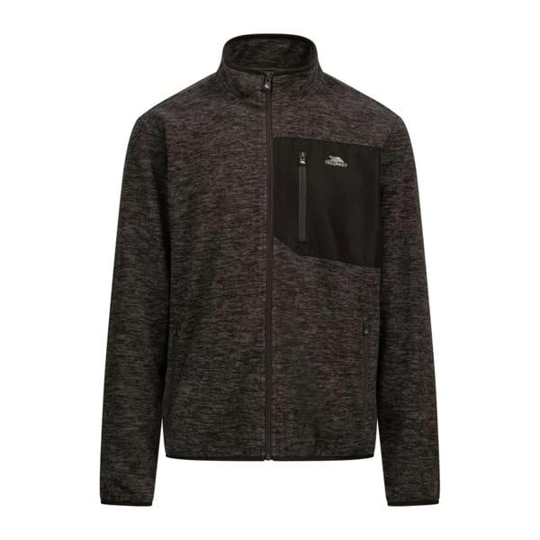 Trespass Mens Cliff Fleece Jacket - Charcoal - 