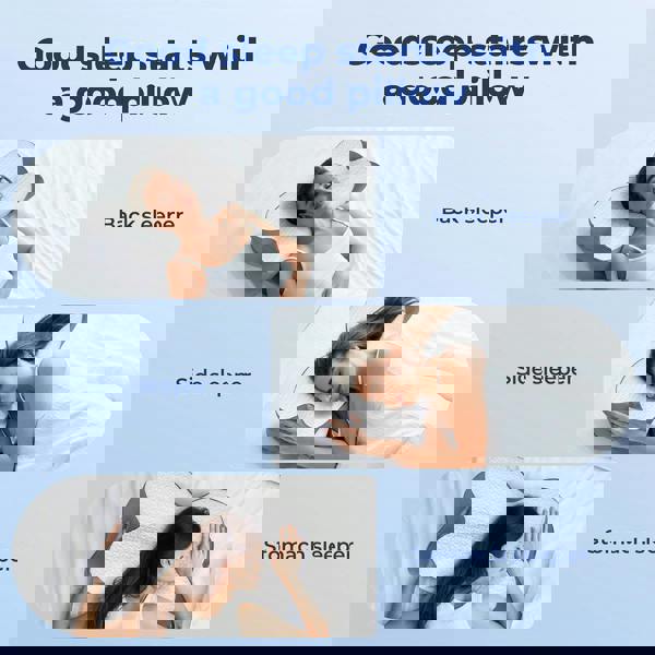 Lavio Memory Foam Cervical Pillow Neck Shoulder Arm Back Support Pain Relief