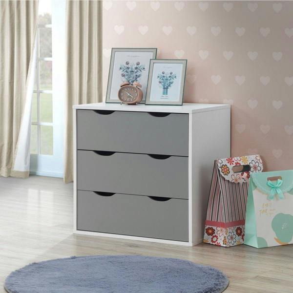 Alton 3 Drawer Bedroom Cabinet Bedside Chest Of Drawers