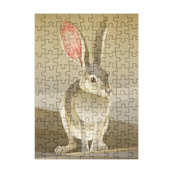 Happily Puzzles Hare - 99 Piece Mini Jigsaw Puzzle