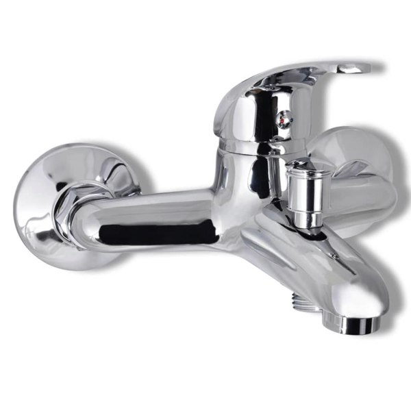 Berkfield Bath Shower Mixer Tap Kit Chrome
