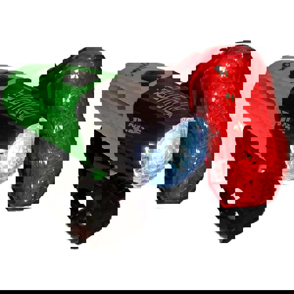 Awe 700 Lumens Bike Light Set, Front USB Rechargeable & Rear x 5 Red SMD LEDs