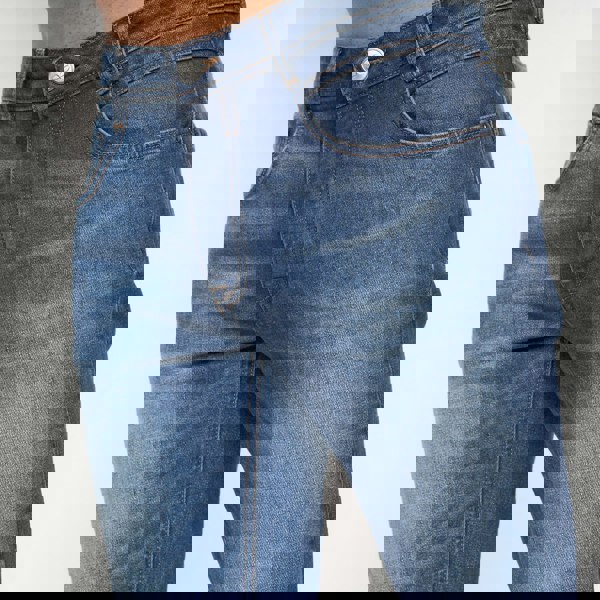 Crosshatch Sheldons Slim Fit Jeans Stone Wash