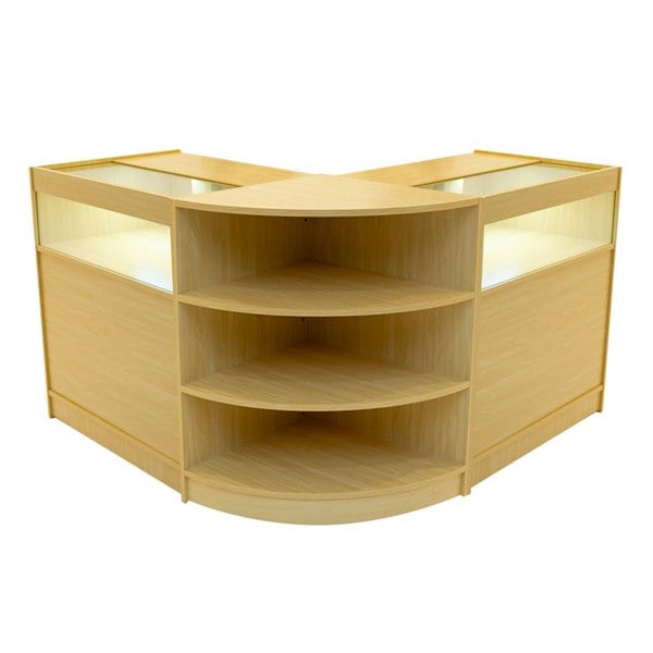 Monstershop Theseus LED Shop Counter Set LM60 & 2 x B900 - Maple