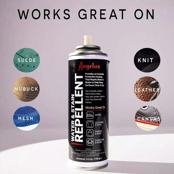 Angelus Water & Stain Repellant - Easy Application Aerosol for Leather 5.5oz
