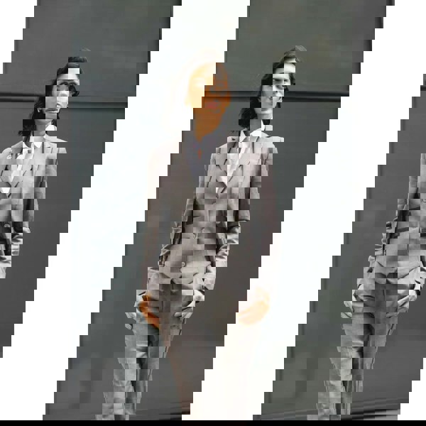 TruClothing TPW-15 - Women's 3 Piece Plain Grey Suit