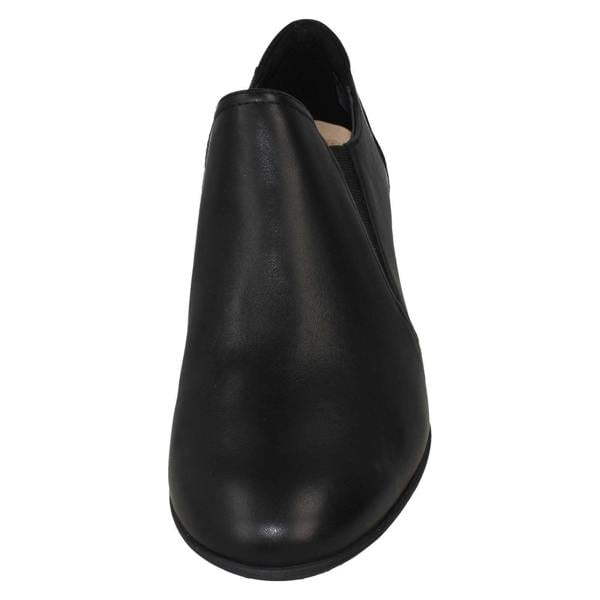 Clarks Ladies Clarks Chunky Stacked Heel Smart Trouser Shoes Linnae Way