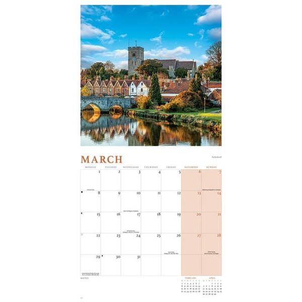 Kent Calendar 2027, Wall Calendars, Month To View, Travel, Gift