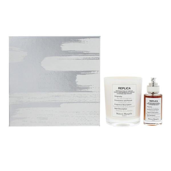 Maison Margiela Replica By The Fireplace 2 Piece Gift Set: Eau de Toilette 30ml - Candle 165g