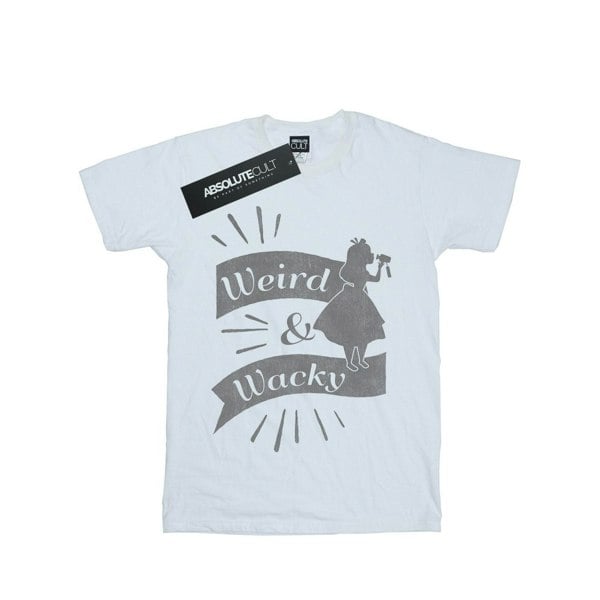 Disney Mens Alice In Wonderland Weird And Wacky T-Shirt - White