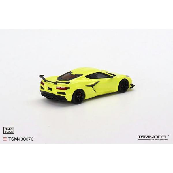 MCSlots Chevrolet Corvette Z06 2023 Accelerate Yellow 1:43 Scale TSM430670