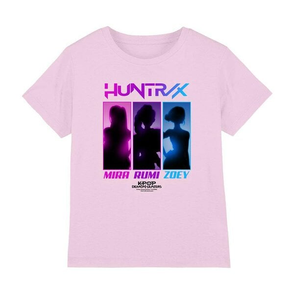 K-Pop Demon Hunters Childrens/Kids Huntrix Spotlight T-Shirt - Pink