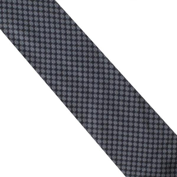 Dunhill woven silk tie in a hexbolt pattern