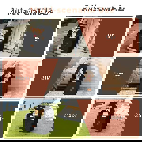 Skylos Dog Booster Car Seat Portable Bed for Small to Medium Pets up to 35 lbs