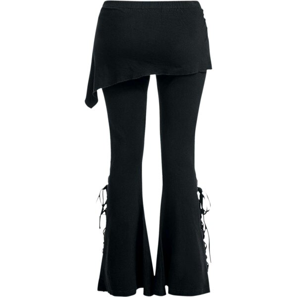 Spiral - 2in1 Boot-Cut Leggings with Micro Slant Skirt