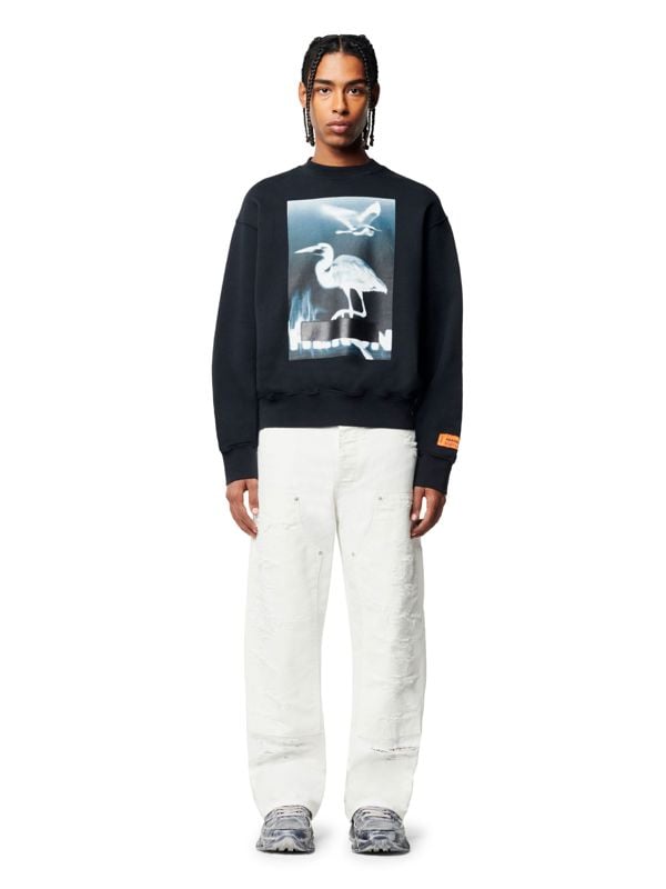 Heron Preston Censored Heron Logo Sweatshirt - Black