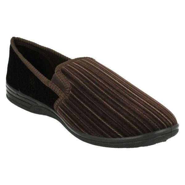 Four Seasons Mens Four Seasons Cord Slippers David