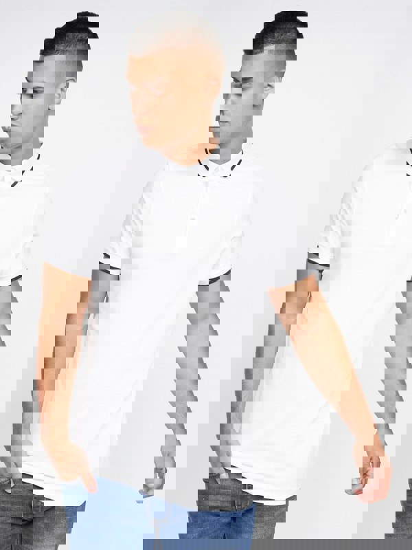 Crosshatch Padro Polo White