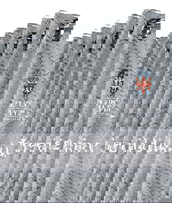 Luxury Living Triple Weave Geometric Aztec Print Ring Top Blackout Curtains